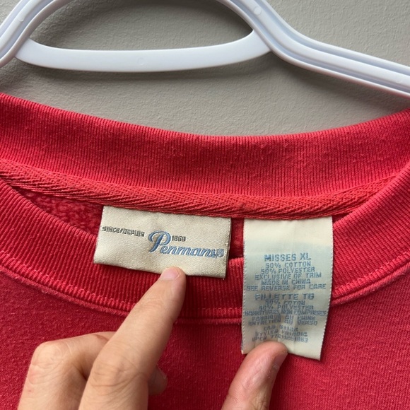 Penmans Vintage Pink Crewneck Sweater - Picture 3 of 3